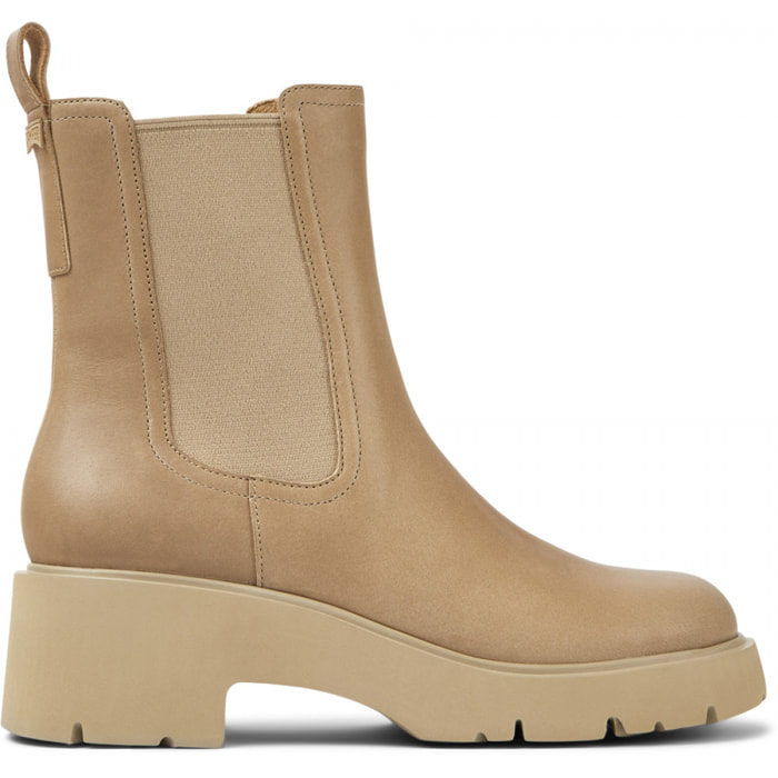 CAMPER Milah - Botines Beige Mujer