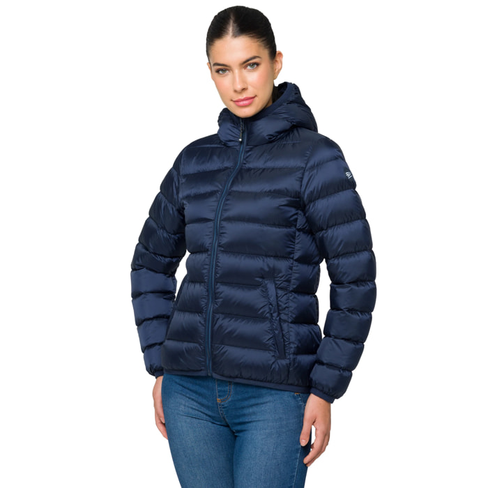 Piumino CHLOE 100% piuma d'anatra Blu navy