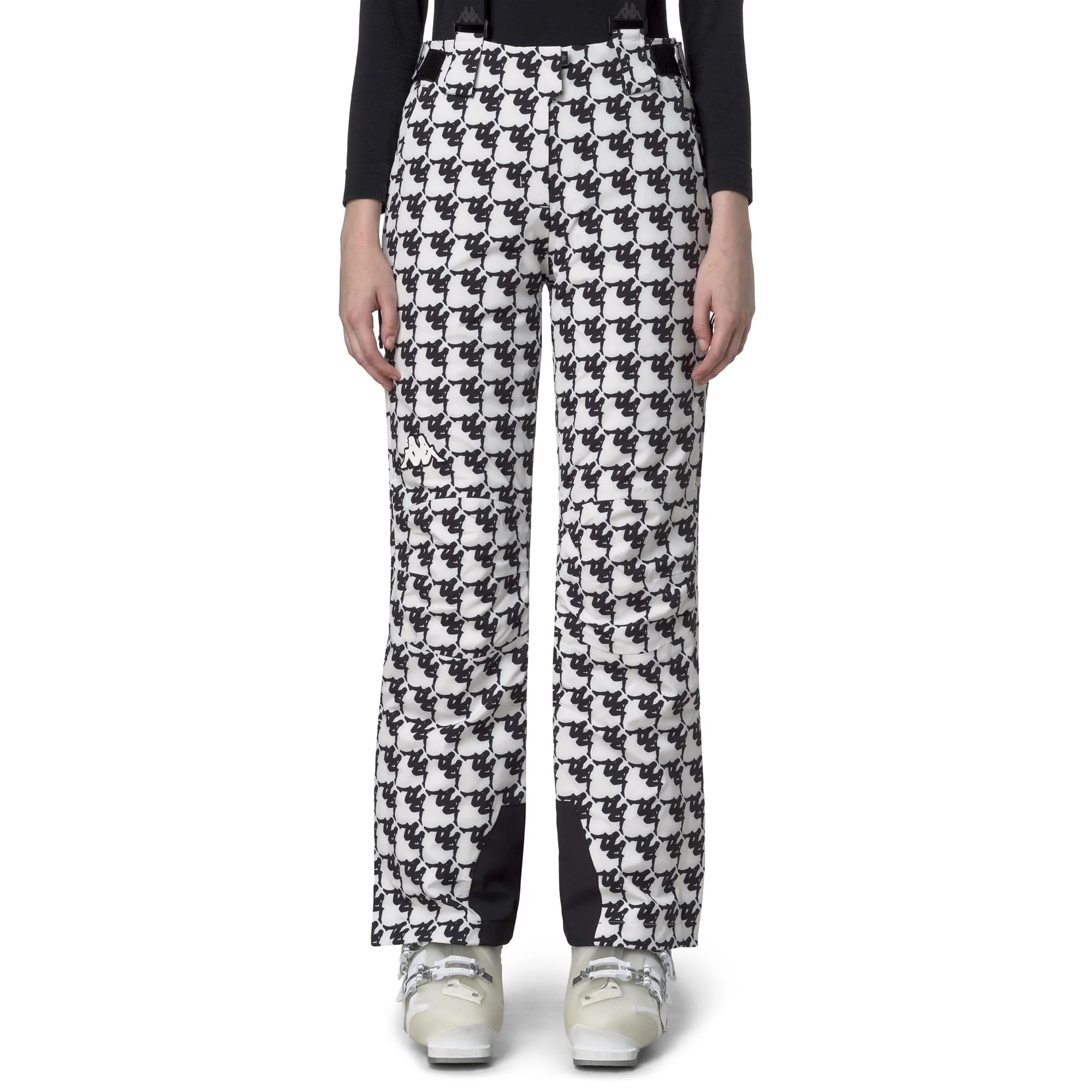Kappa - Pantaloni Donna Nero - 8Cento 834G