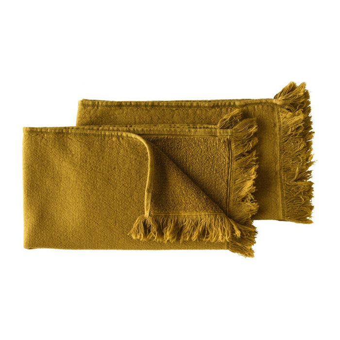 Lot de 2 serviettes invités Luna
