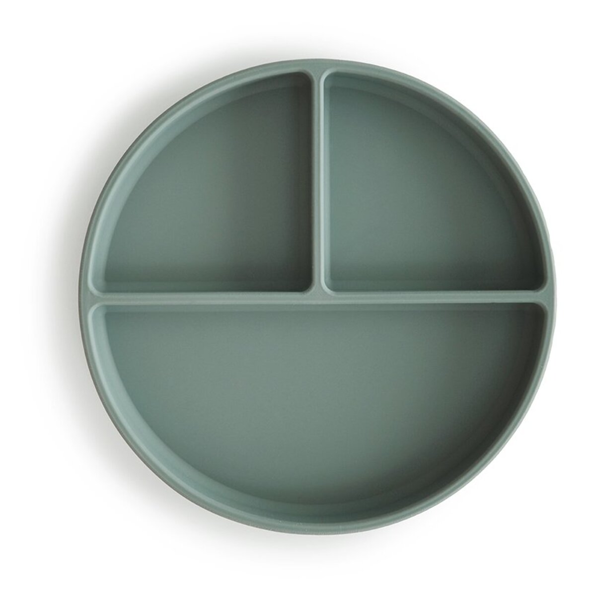 Mushie Plato Ventosa-Compartimentos Solid