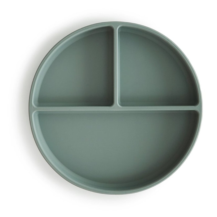 Mushie Plato Ventosa-Compartimentos Solid