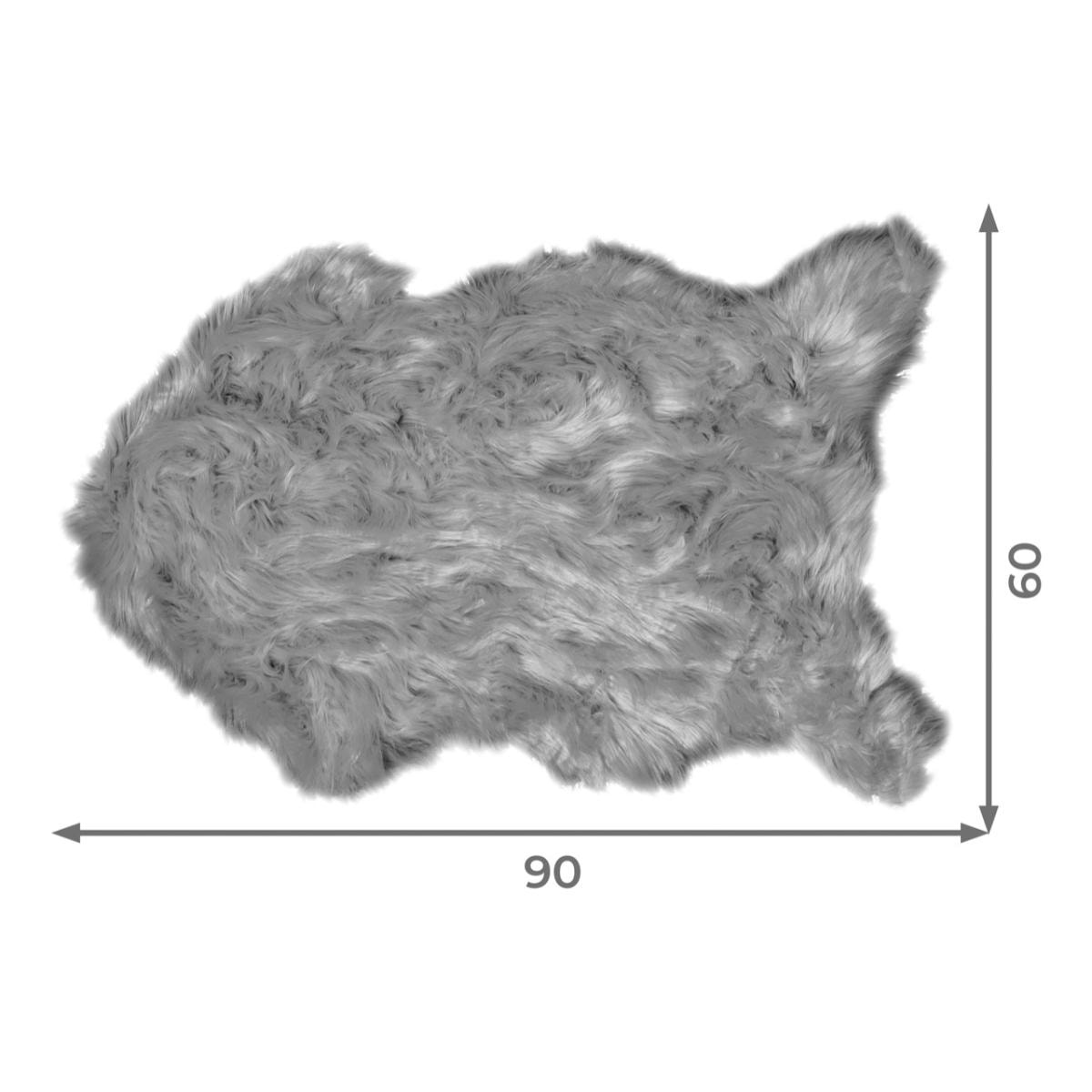 Tappeto Peloso Morbido Sagomato Stoccolma Perla