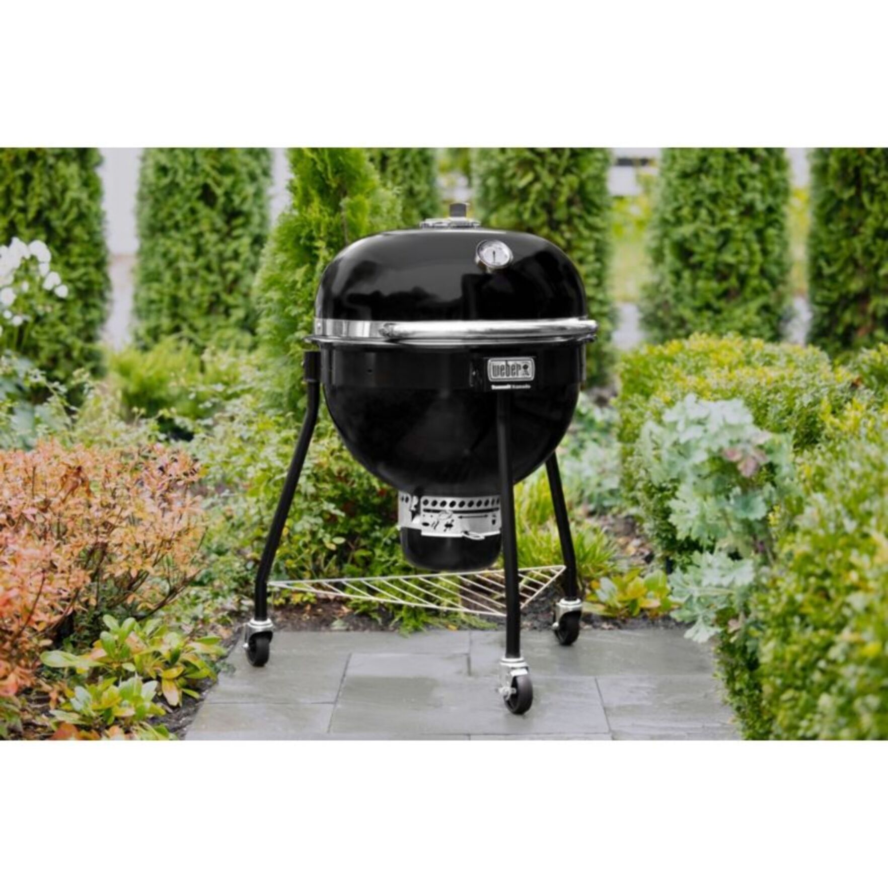 Kamado WEBER Summit E6 black sur pieds 61 cm