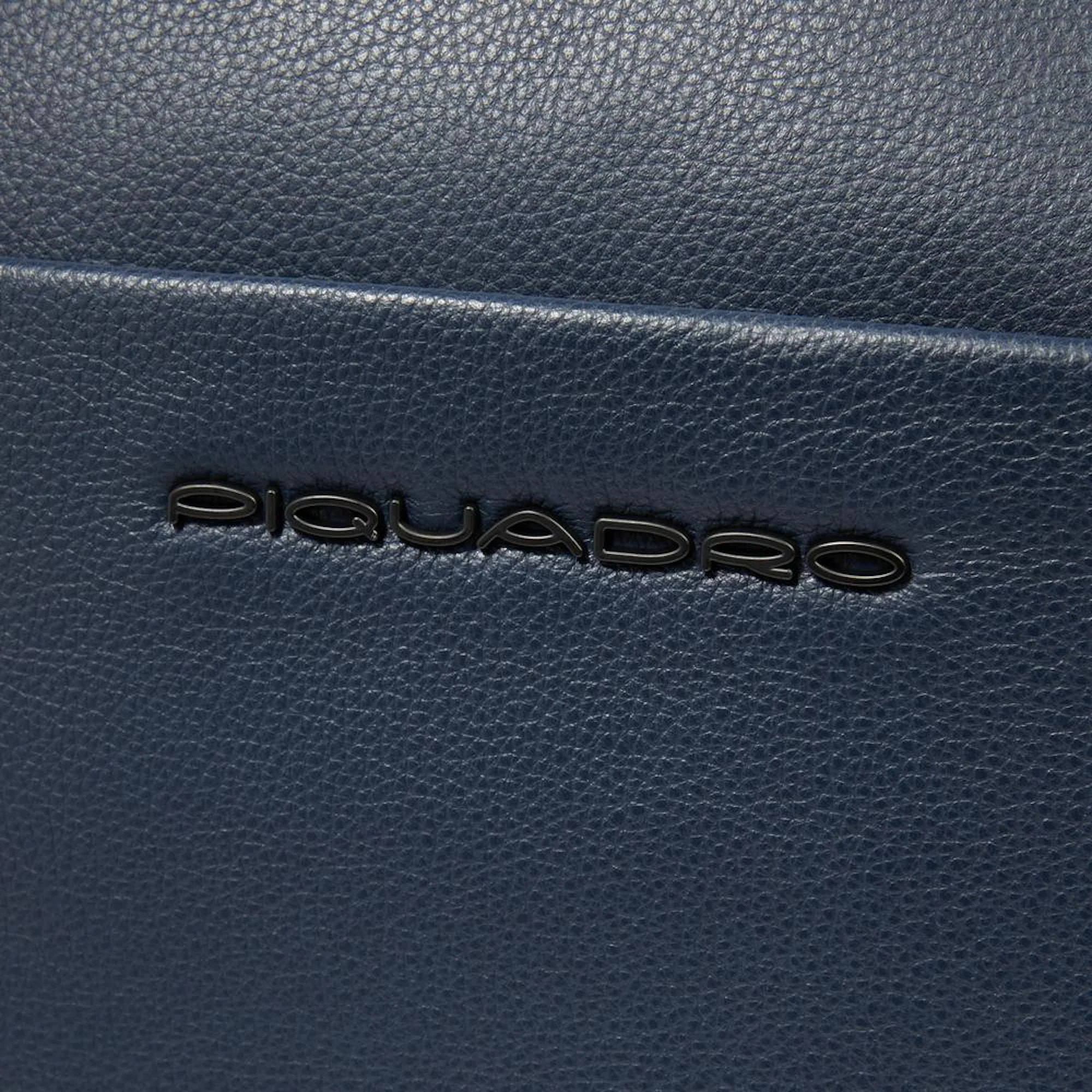 Piquadro Borsa porta pc e porta iPad® in pelle con protezioni antiurto e RFID