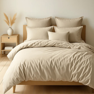 Drap Housse - Bonnet 35cm 100% Coton 57fils Grege