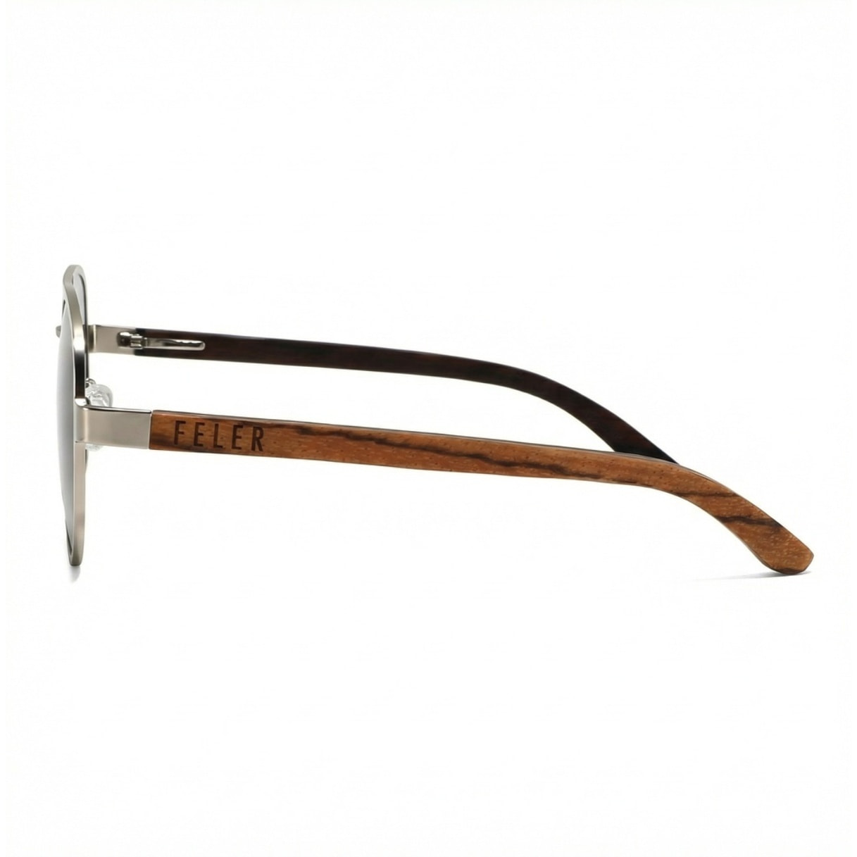 Gafas de Sol Feler 1803-1 Polarizadas de Madera Unisex 56 mm