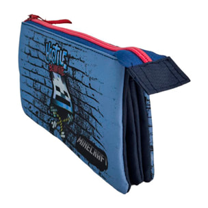 Minecraft Comportamento Ostile portapenne triplo.