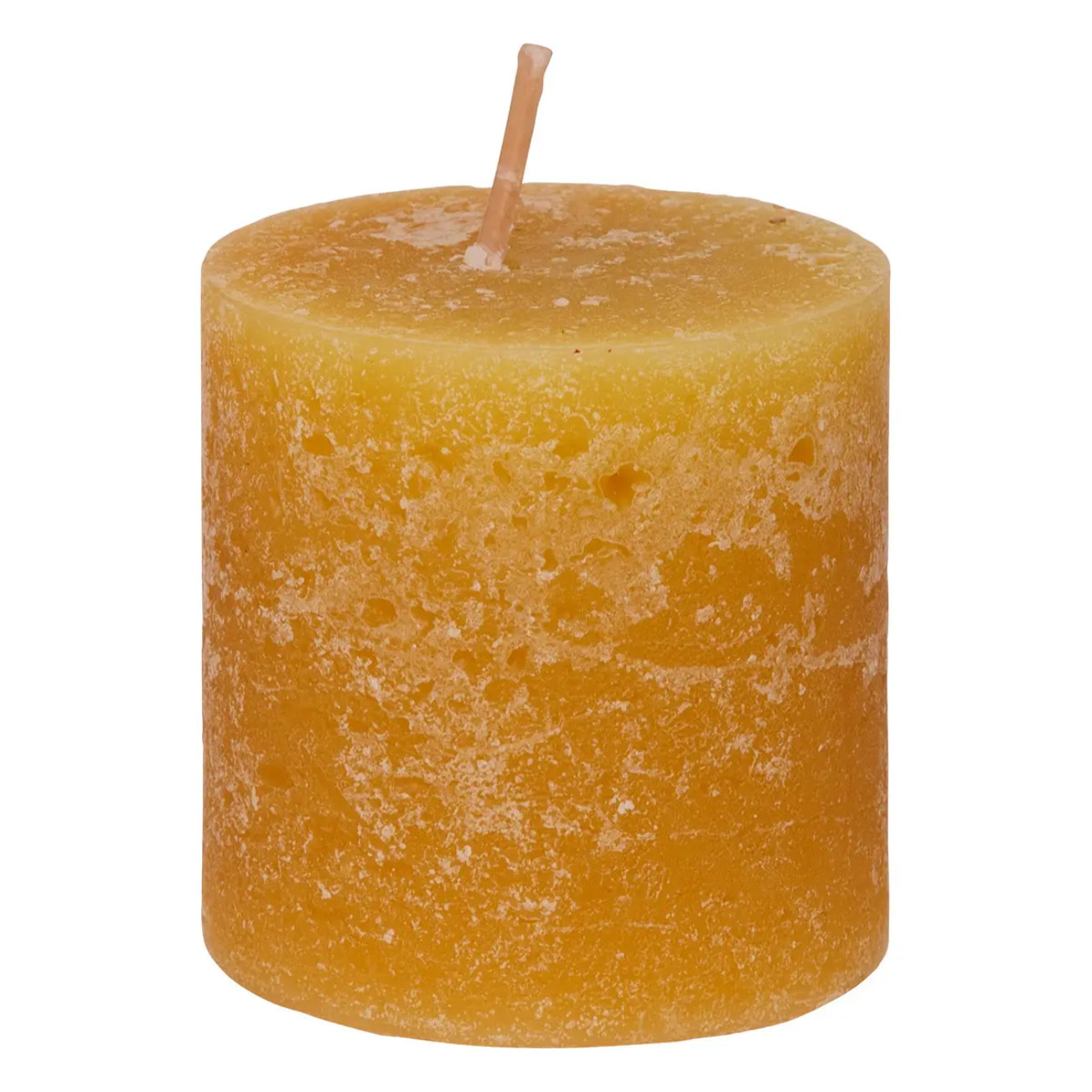 Bougie rustique - jaune - 60g