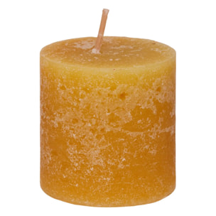 Bougie rustique - jaune - 60g