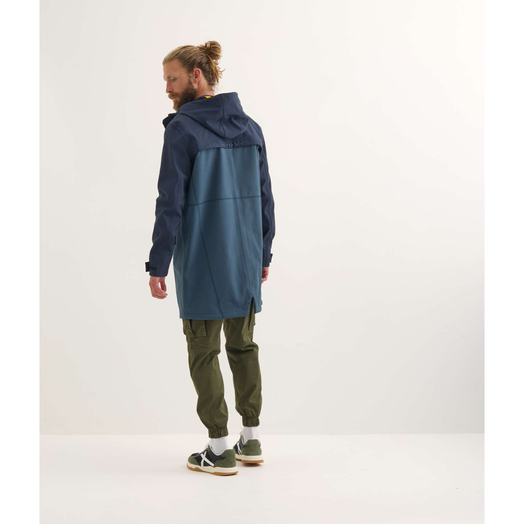 Parka MUNICH Rain lifestyle impermeable hombre de poliéster petroleo