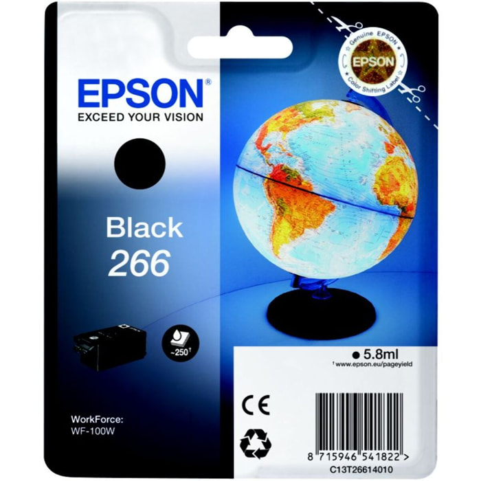 Cartouche d'encre EPSON Originale 26 Noire Photo Série Ours Polaire - C13T26014010