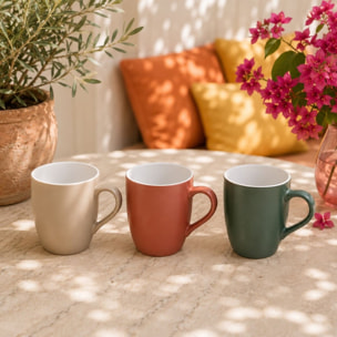 Lot de 6 mugs, HANAE