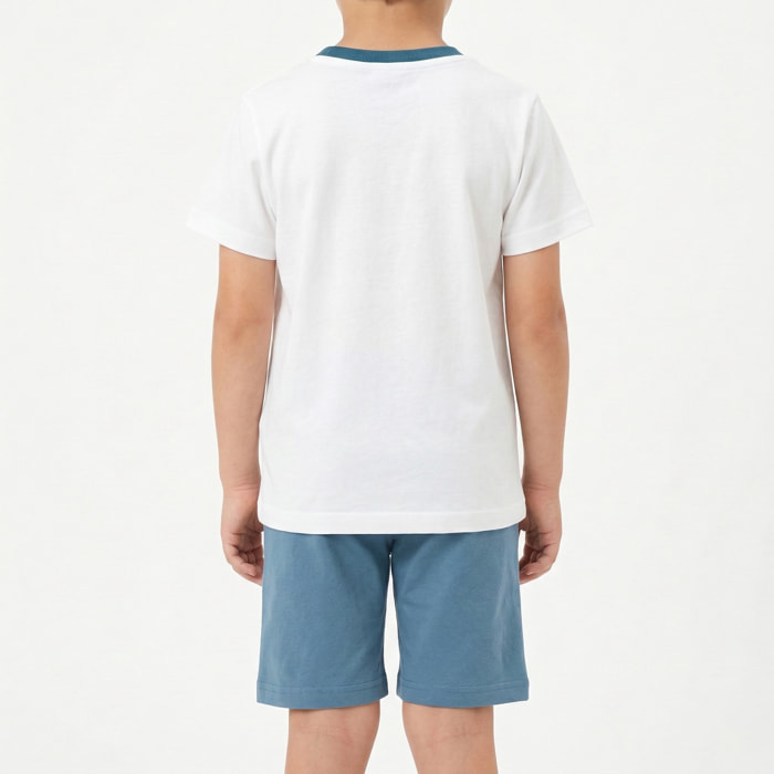 Set t-shirt e bermuda jersey
