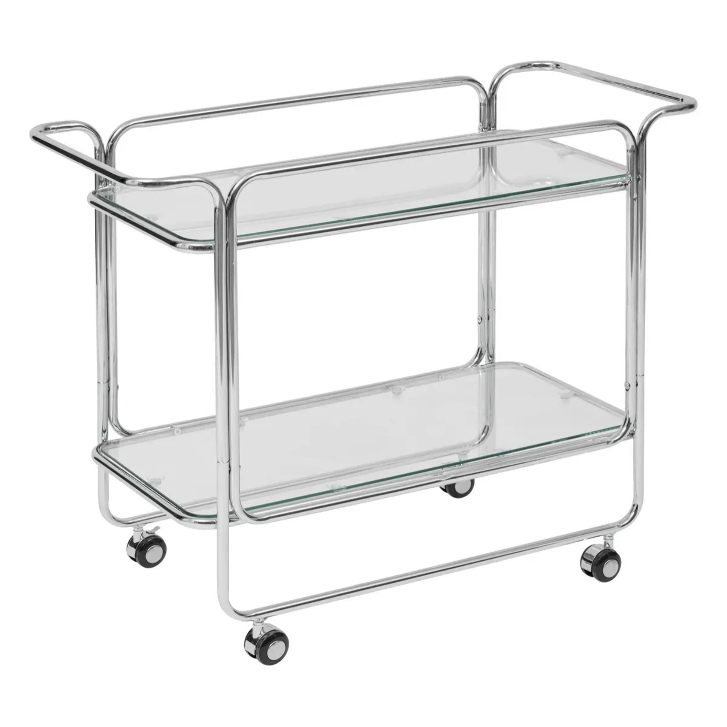 Desserte Hornell argent 92x40cm