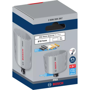 Scie trépan PRO Multi Material Power Change Plus - BOSCH - D.67