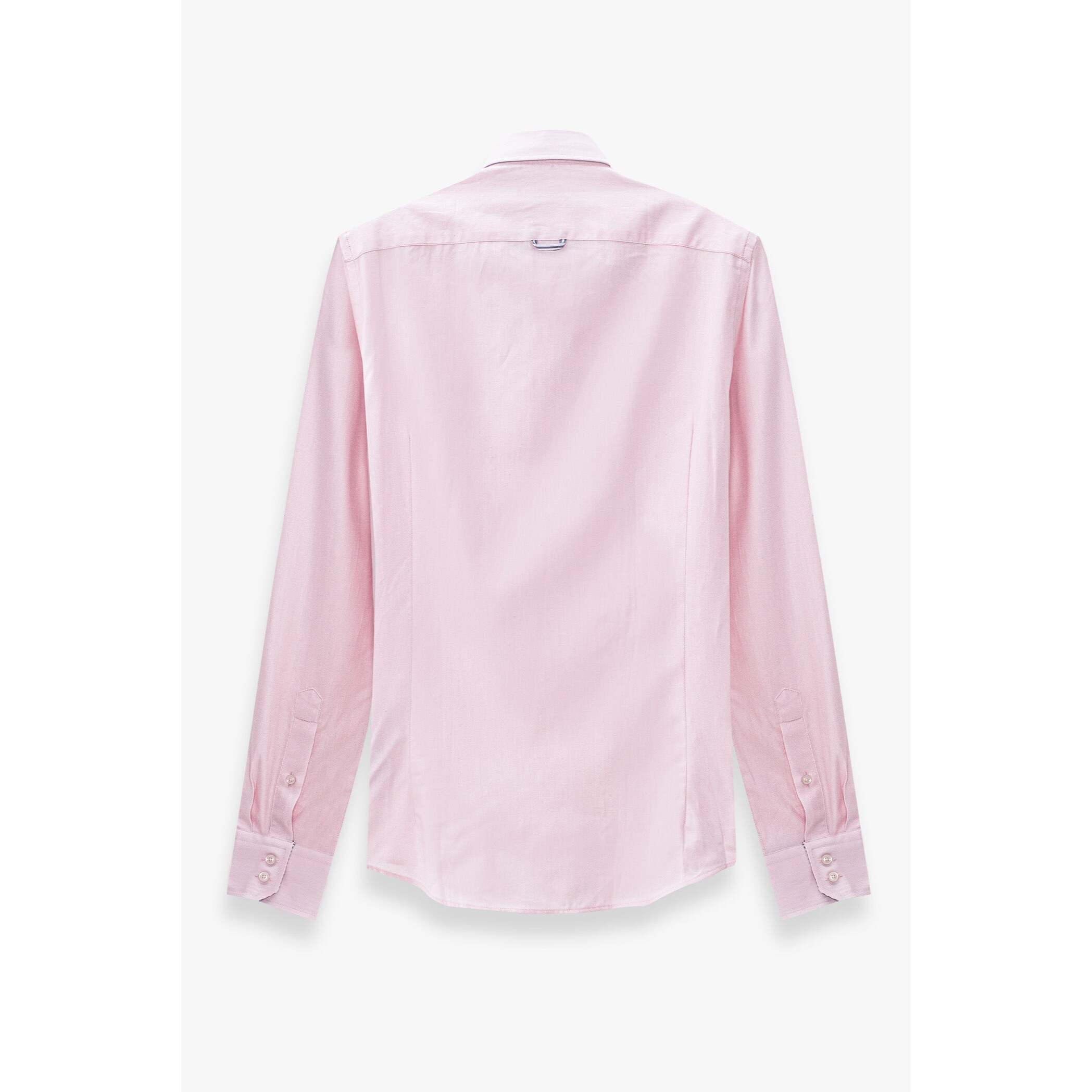 Camicia Uomo 2 Bottoni Button Down Slim Oxford unito Rosa