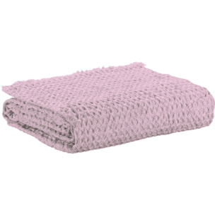 Plaid jaya 100% polyester blush