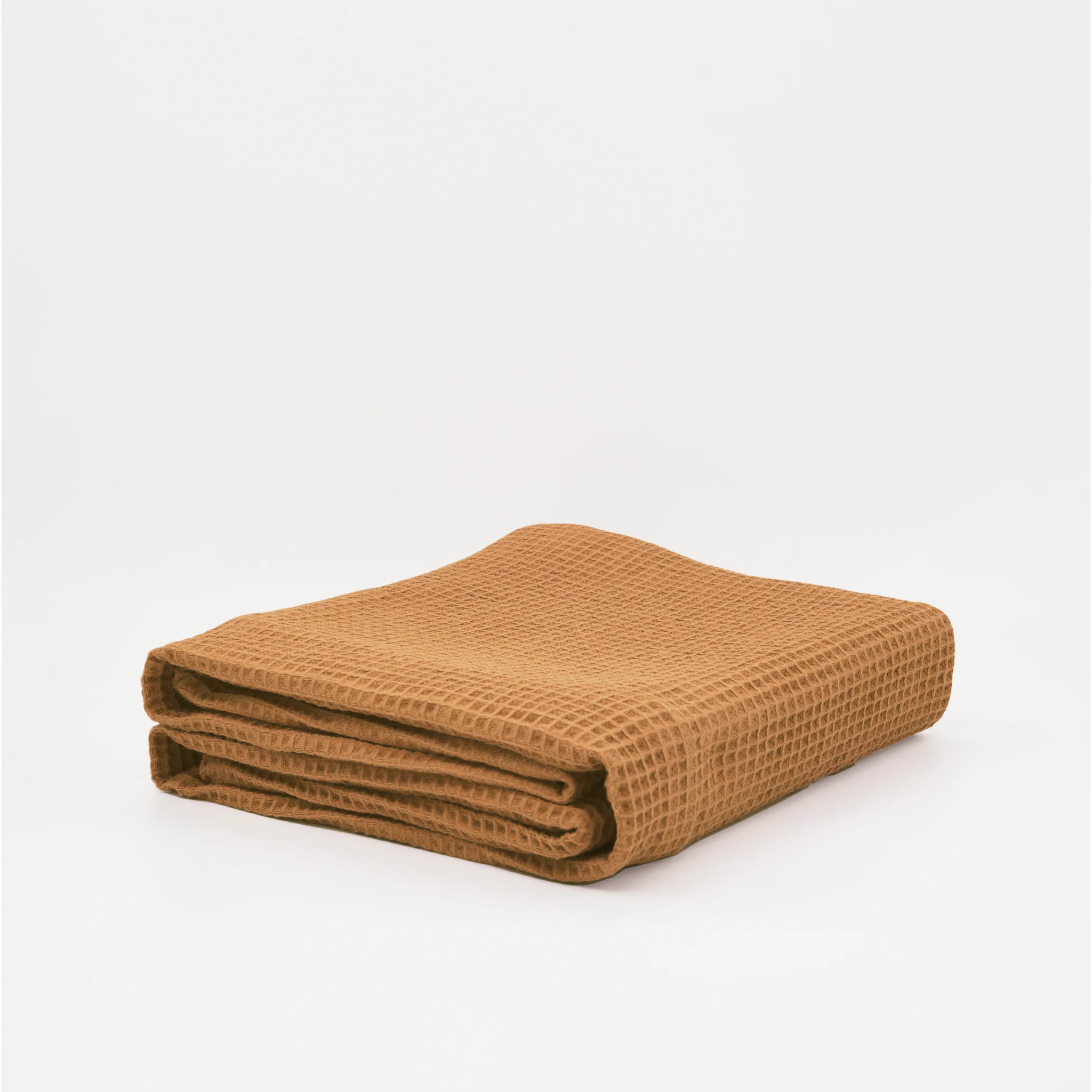 Serviettes Gaufrée 100 % coton Burnt Orange