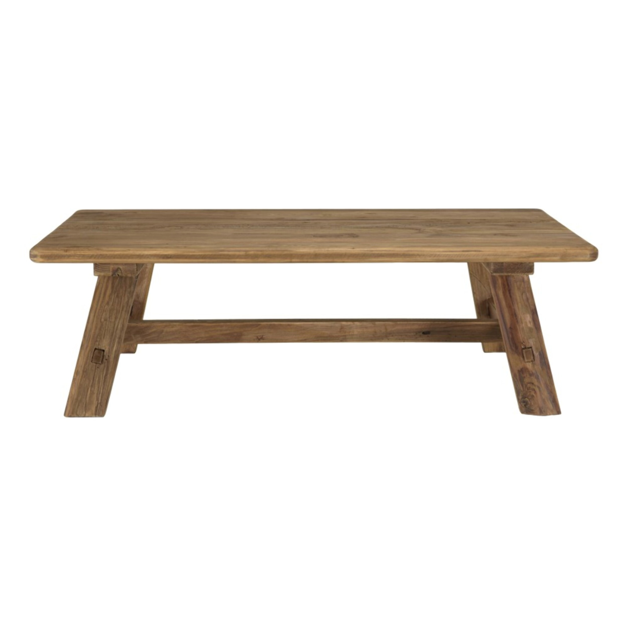 SANDY - Table basse rectangulaire 140x70cm bois Pin recyclé