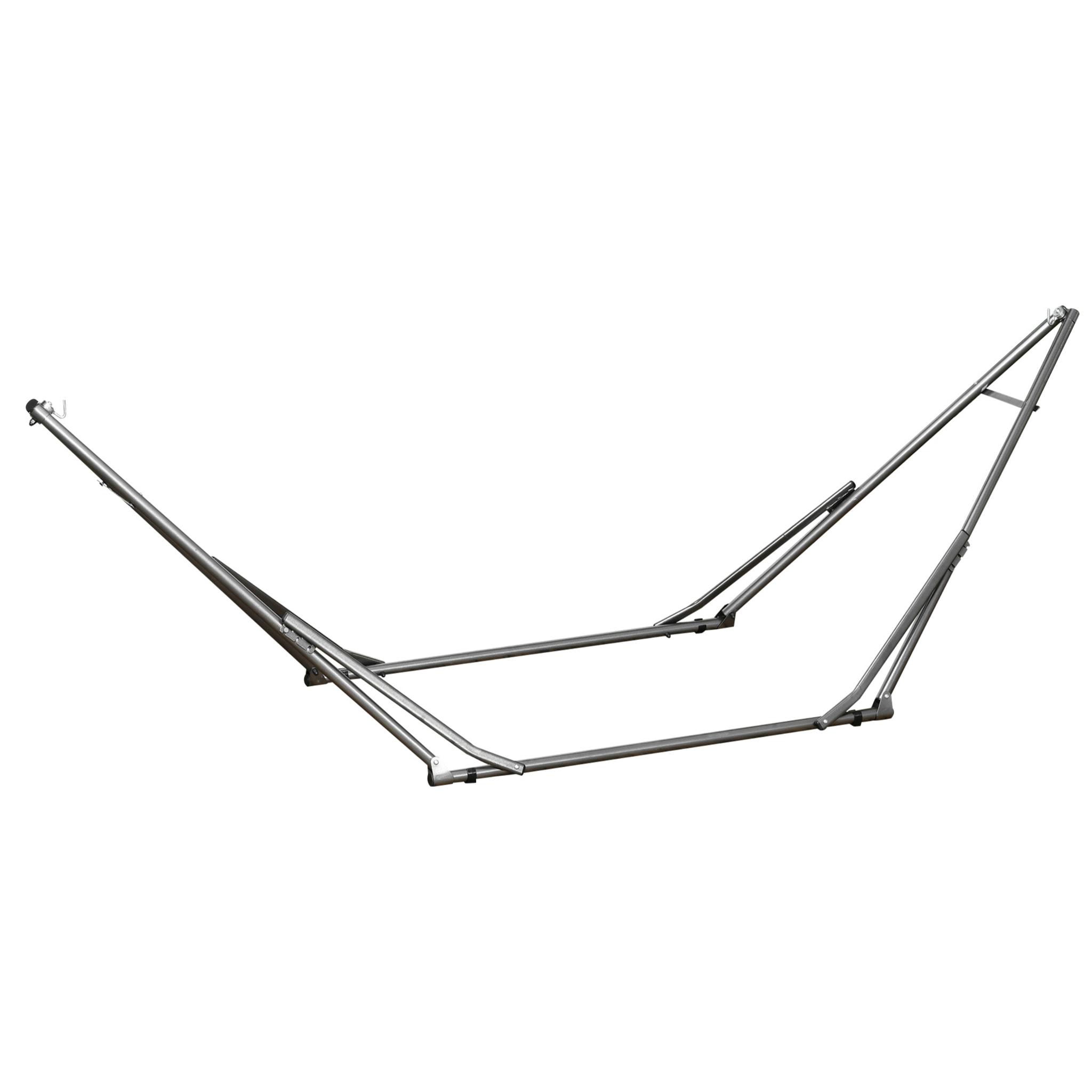 Support de hamac pliable et réglable structure en acier noir