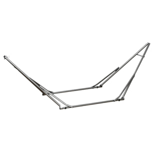 Support de hamac pliable et réglable structure en acier noir