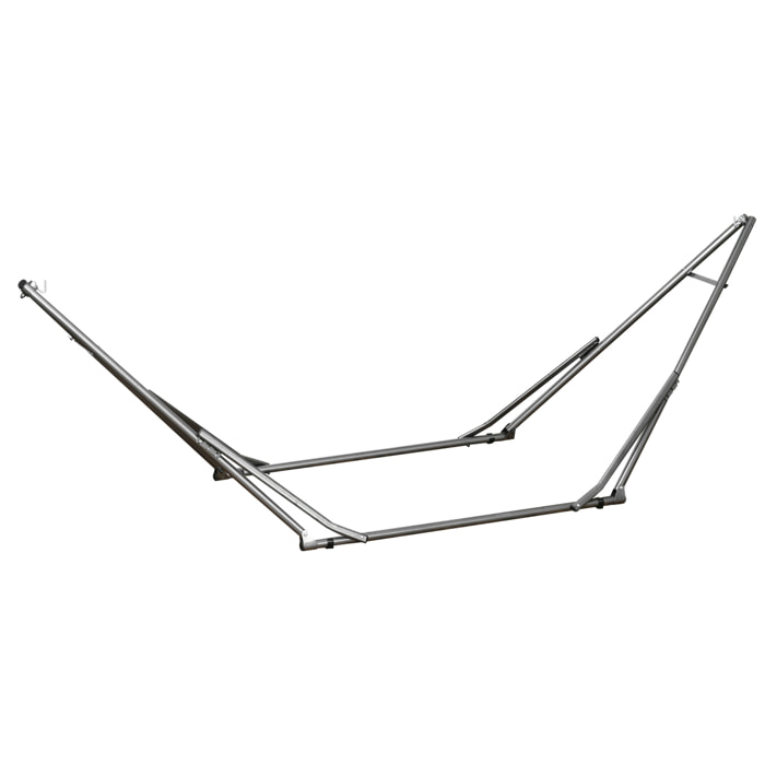 Support de hamac pliable et réglable structure en acier noir