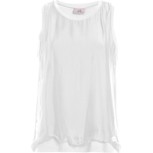 DEHA - Canottiera LAYERED TANK TOP in cotone per donna