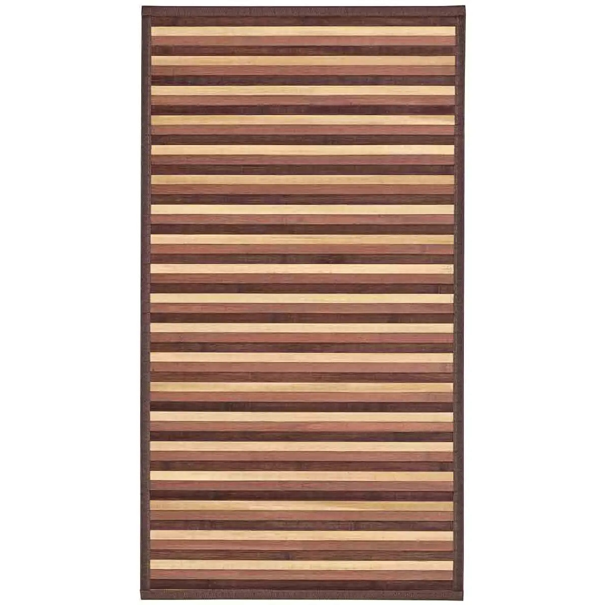 Tappeto BAMBOO MARRONE degradè