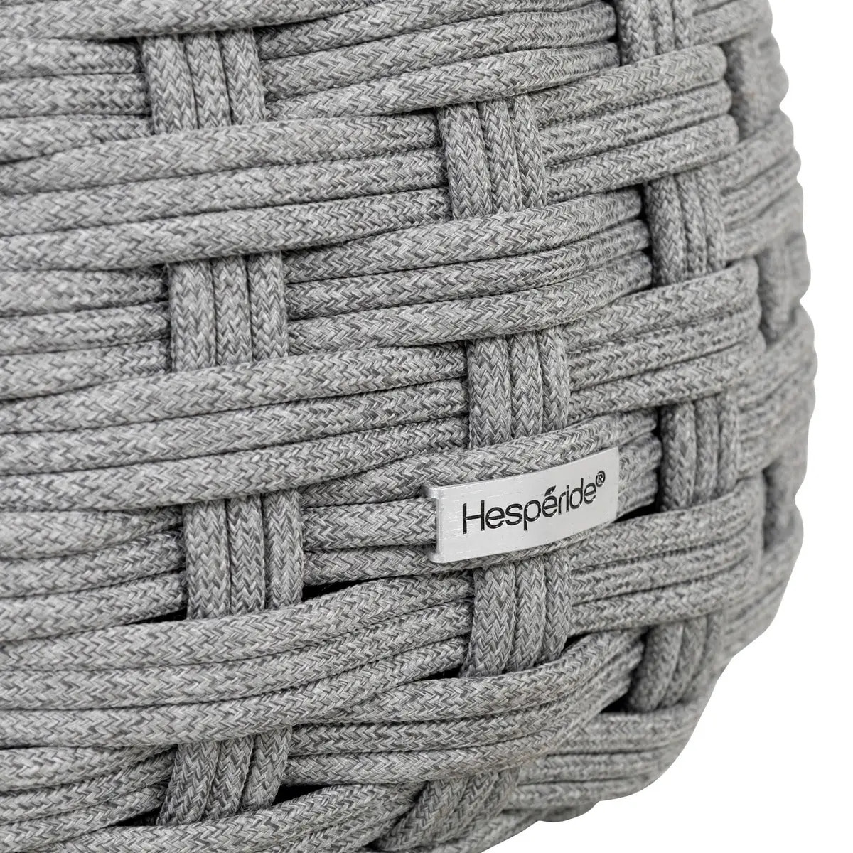 Pouf de jardin Obbae gris graphite