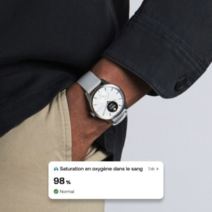 Montre santé WITHINGS Scanwatch 2 42mm Blanche