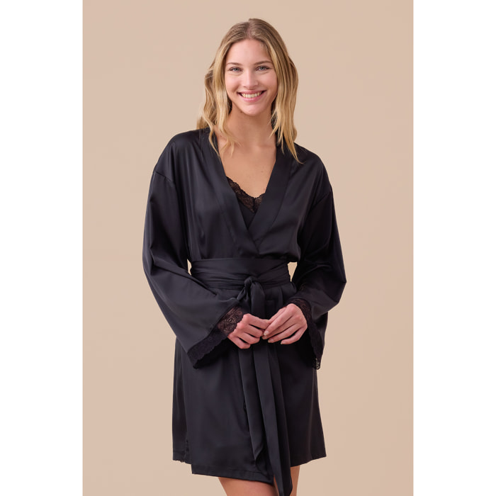 Vestaglia donna raso articolo charm. Noidinotte
