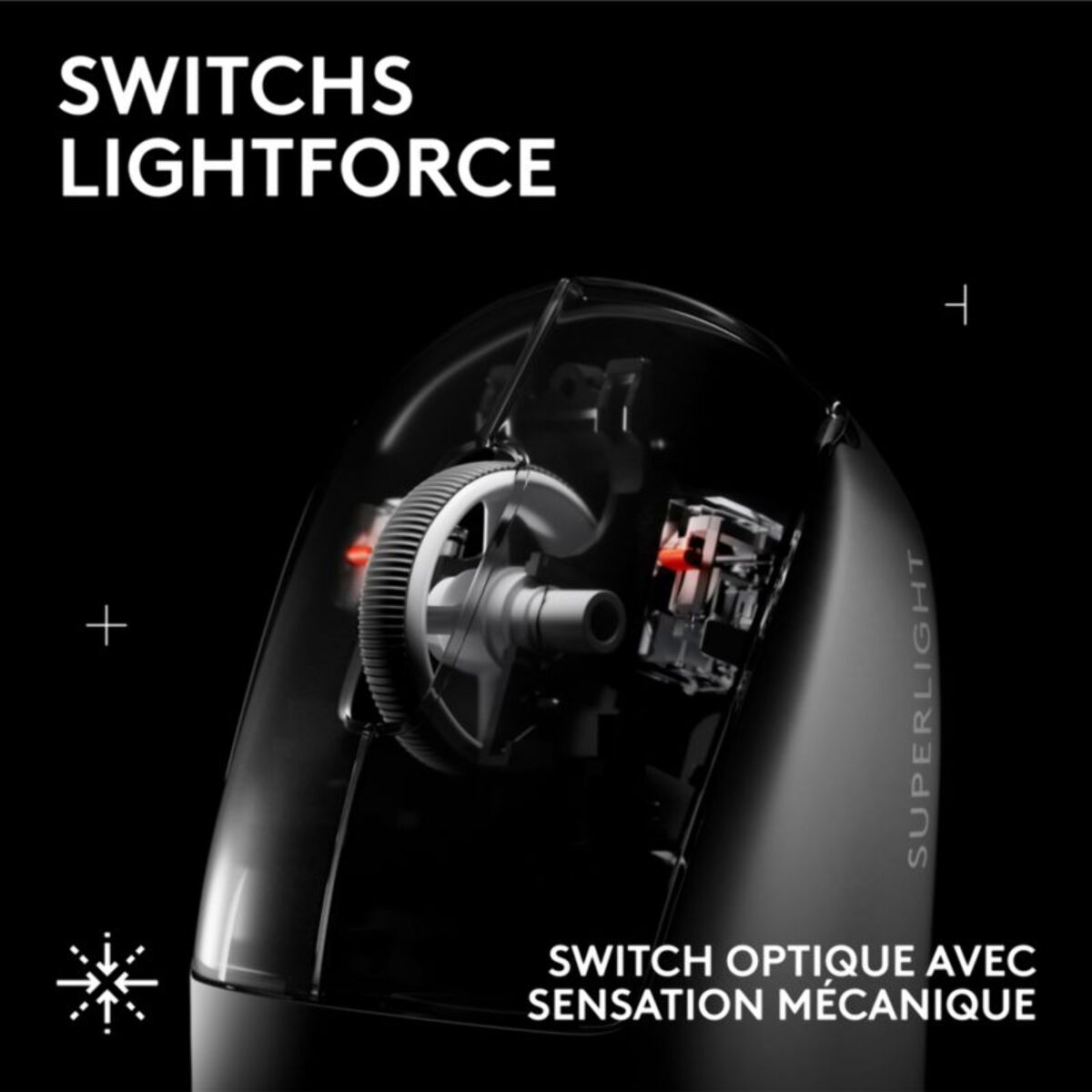 Souris Gamer Sans Fil LOGITECH Pro X superlight 2 SE Noir