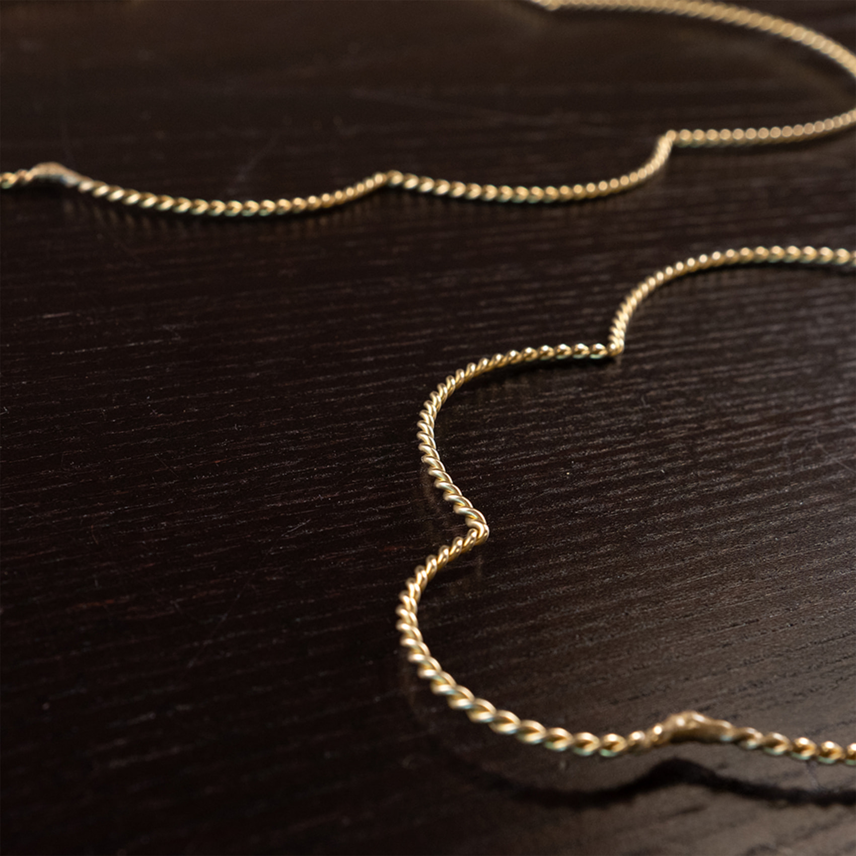 Déco murale nuage fil laiton torsadé - Doré Vieilli