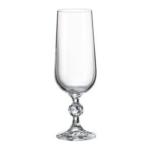 Lot de 3 flûtes en cristallin 18cl MATIGNON