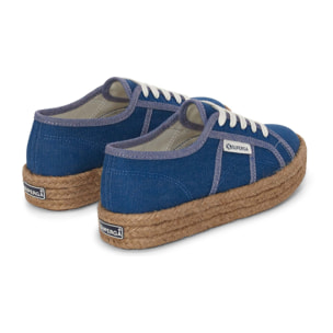 Scarpe da donna Superga Blu 2730 ROPE REVERSE DENIM