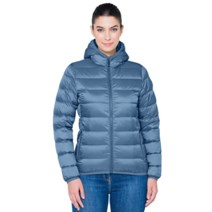 Piumino Hot Buttered Chloe 100% piuma d'oca Blu Chiaro.