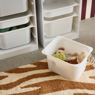 Meuble de rangement enfant 4 bacs de rangement (lot de 2) SORA X2