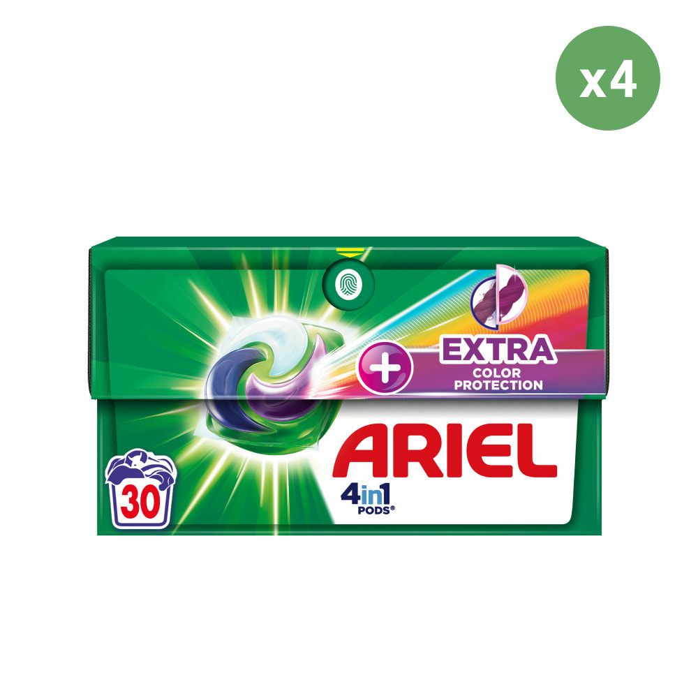 4x30 Pods+ Complete Fiber Protection, Lessive En Capsules Ariel