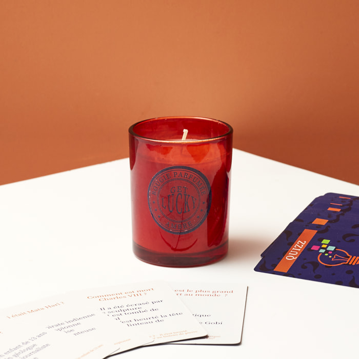 Bougie Parfumee Et Carte Quizz Culture