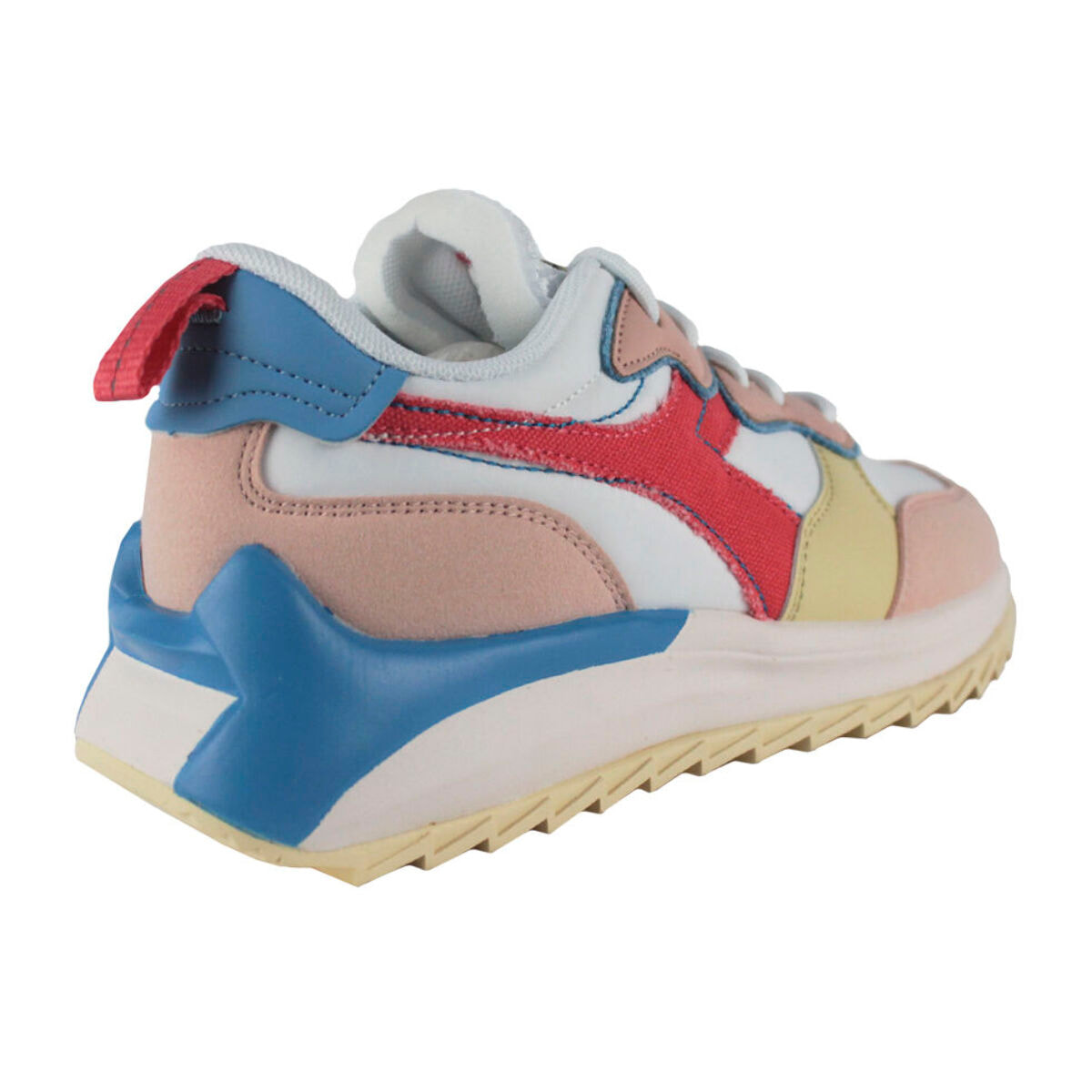 Zapatillas Sneaker para Mujer - DIADORA Jolly canvas wn 501.178305 01 C9868 White/Evening sand/Hot co