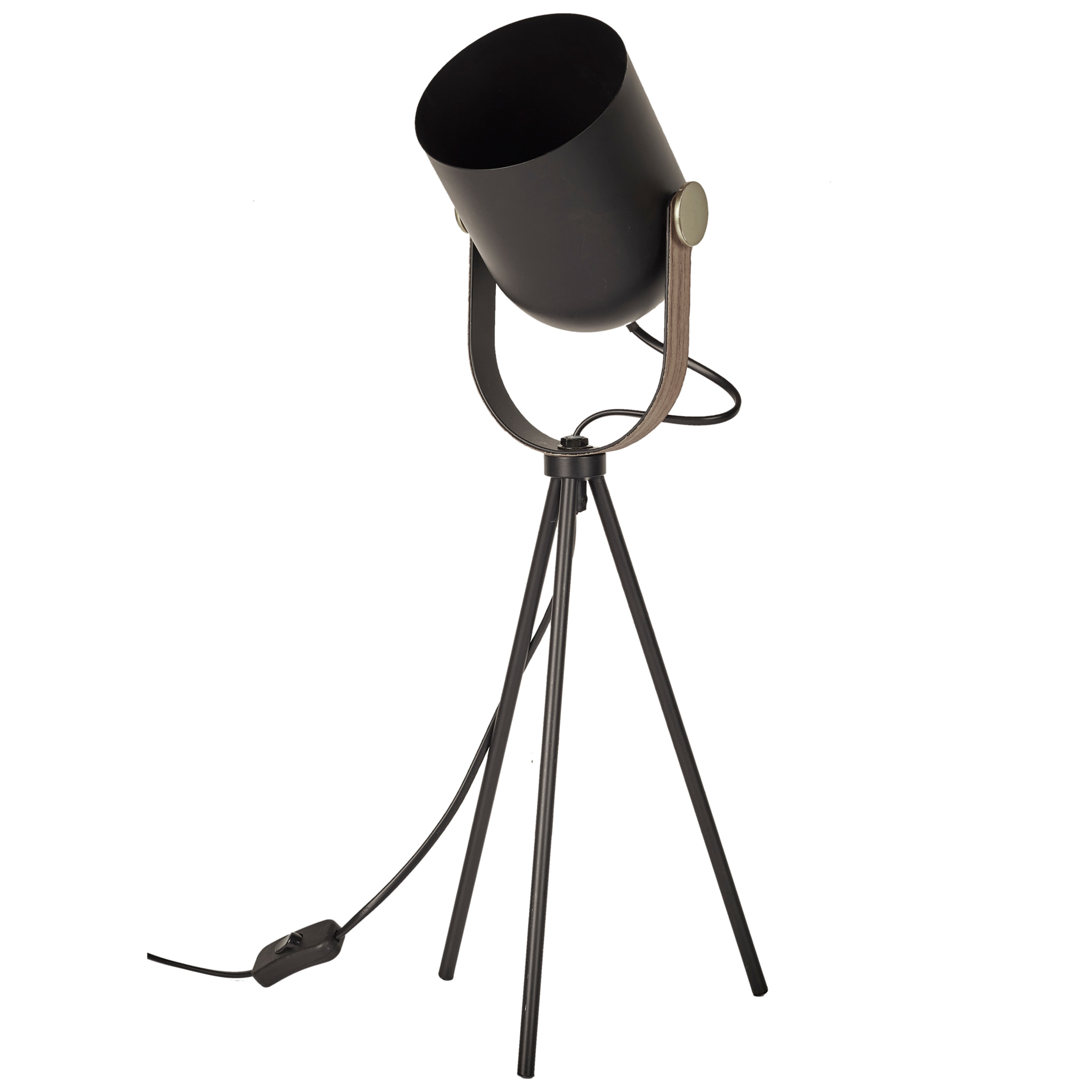 Lampe A Poser Indus Metal Noir