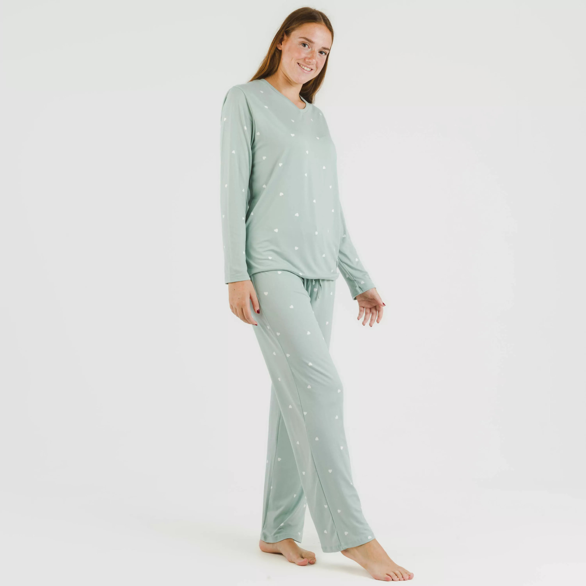 Pigiama lungo da donna soft choer