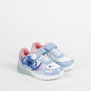 Deportiva Suela Tpr Con Luces Stitch
