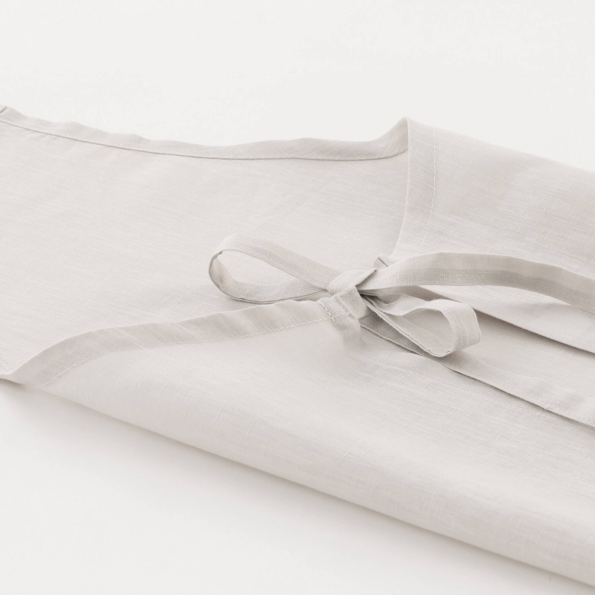Tablier 100% lin Light Gris - 110x69 cm
