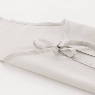 Tablier 100% lin Light Gris - 110x69 cm