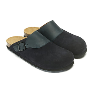 Sabot Mandèl Suede Blu