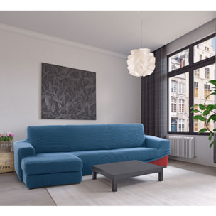 Funda para Chaise Longue izquierdo (visto de frente) brazo corto SÚPER ELÁSTICA modelo HELENA