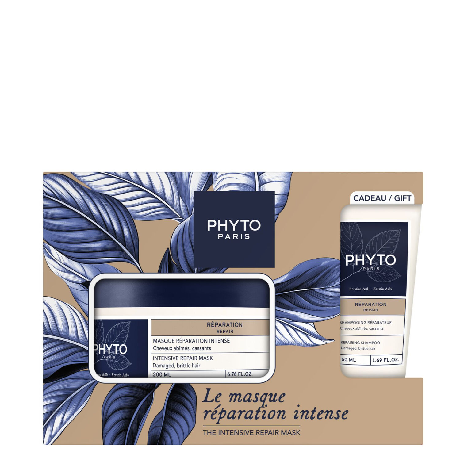 Réparation - Coffret Masque 200ml + Shampooing 50ml