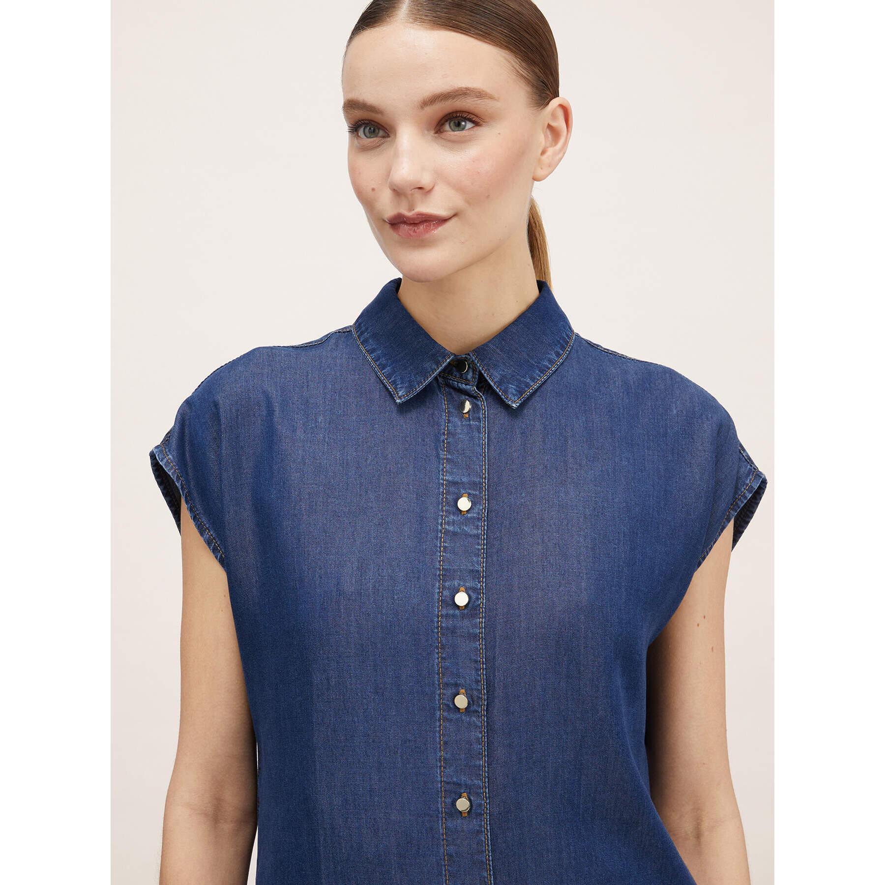 Motivi - Camicia kimono in TENCEL™ - Blu